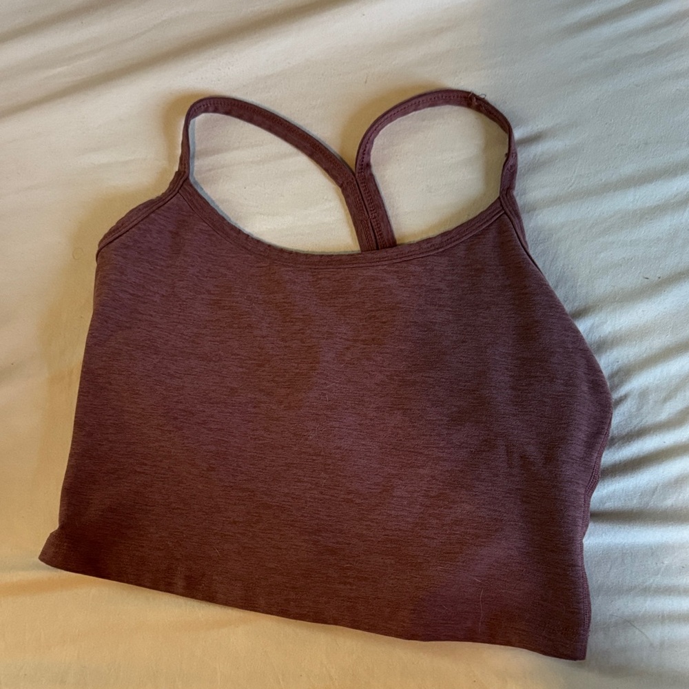 Beyond Yoga Mauve Racerback Tank Top L